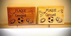 Plaque cercueil